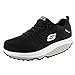 Skechers Women's Shape Ups 2.0 Fashion Sneaker, Black/White, 6.5 M US