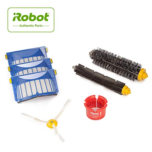 iRobot Authentic Replacement Parts-   Roomba 600 Series Replenishment Kit (1 bristle brush, 1 beater brush, 1 spinning side brush, 3 AeroVac filters, and 1 round cleaning tool),White - 4636432