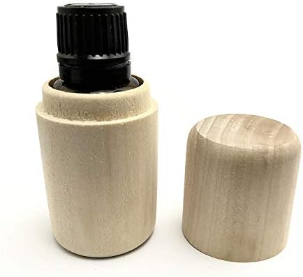 Essential Oil Gift Box Wooden Travel Case, Set of 2, Holds 15ml Bottles - Product Warehouse