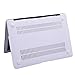 HDE MacBook Air 13 inch Case - Hard Shell Cover Keyboard Skin Fits Previous Generations A1466 A1369 (2008-2017) - White and Gold