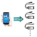PierShine 32.8ft 10m 300leds Alexa Smart Home WIFI Wireless RGB LED Strip Lights with UL Listed adapter, 24 keys remote control, Compatible on Android and IOS with Alexa (white roll)