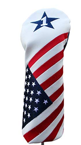USA Patriot Golf 2016 Vintage Retro Patriotic Driver Headcover Head Cover Fits 460cc Drivers - Thumbnail 5