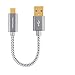 CableCreation 2pcs Short USB C Cable 6 inch, USB A to USB C Braided Fast Charging for MacBook Air, Galaxy S22 Ultra S21,iPhone 15/16,Android Auto/Cellphone,CarPlay