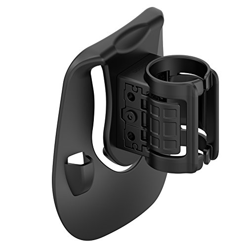 Flashlight Holder Baton Pouch with Adjustable Paddle, Polymer Tactical Torch Pouch Pepper Spray 2'' Duty Belt Holster with Stretch Capability for 0.8"-1.2" Diameter Flashlight, Black - Thumbnail 2