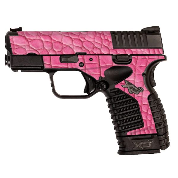 MightySkins Glossy Glitter Skin Compatible with Springfield XDS 3.3 - Pink Gato…