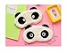 Bestsupplier Lovely Panda Face Sleep Masks Eye Mask Sleeping Blindfold Nap Cover 3pcs