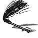 Leather Flogger - with 50 Premium Leather Tails Braided Handle Grip and Wrist Strap Small Whip Crop