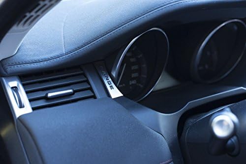 Evoque 2011-2018 Interior Emblem Cover - 2pcs Stainless Steel Plate Exterior Kit Accessories