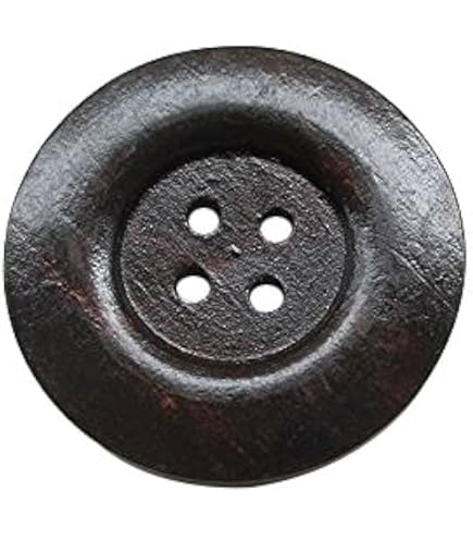 Amazon.com: Amanaote Oval Shape Wooden Button 30mm in Length with 