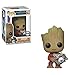 Funko - 24878 Guardians of The Galaxy 2-Groot W/Cyber Eye Exclusive Multi-Coloured Figure