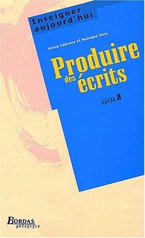 Produire des écrits, cycle 2
