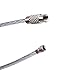 eBoot 10 Pack Stainless Steel Wire Keychain Cable Key Ring, 2 mm
