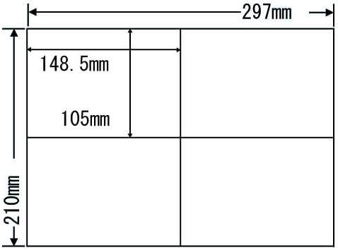 Amazon 東洋印刷 ラベルシール シートカットラベル 版 4面付 1ケース500シート C4i 文房具 オフィス用品 文房具 オフィス用品