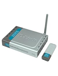 D Link dwl 922 Kit de router adaptador de red USB inalámbrico, 802.11 g, 54 Mbps, incluye di 524 & DWL G122