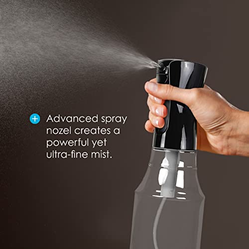 Houseables Mister Spray Bottles, Continuous Sprayer Bottle for Hair, 3