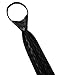 H2H Mens Fashion Comfortable Zipper Check Patterned Dress Neck Tie BLACK NONE (KMANT0145)