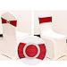 2013newestseller 50PCS Spandex Chair Sashes Bows Elastic Chair Bands with Buckle Slider Sashes Bows for Wedding Party Ceremony Reception Banquet Decorations (Red)
