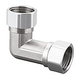 Beduan Stainless Steel 1/2"G Elbow 2 Ends Movable