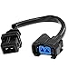 OBD1 to OBD2 Adapter Fuel Injector Conversion Harness Compatible with Honda Acura 1987-2001 Jumper B-D (Pack of 4)