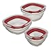 Rubbermaid Easy Find Lids Glass Food Storage and Meal Prep Containers, Set of 3 (6 Pieces Total)