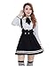 Nuotuo Womens Japanese High School Uniform Sailor Pleated Skirt Outfit (XL,Black) CC567A-XL