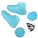 Cutedoy Shoe Covers,Outdoor Waterproof Silicone Shoes Covers and Reusable Rain Boots for Cycling,Outdoor,Camping,Fishing,Garden (White, M)