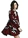 Lemon Retro Print Floral Swing Boho style loose summer dresses for women