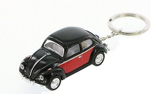 Volkswagen Black Classic Beetle Bug Key Chain 1967 1:64 Scale Diecast Model Car