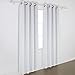Deconovo Grommet Blackout Curtains Thermal Insulated Window Coverings Window Treatments for Bedroom 52W x 84L Inch Platinum 2 Panels