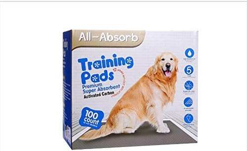 All Absorb Premium Training Pads Activated Carbon 22 by 23 Inch 100 Count