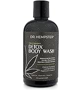 Charcoal Detox Mens Body Wash with Hemp Oil - All Natural Bath and Shower Gel For Oily Skin - Tre...