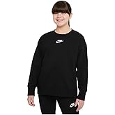 Nike Girl's NSW Club Fleece LBR BF Crew (Little Kids/Big Kids)