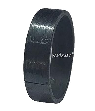 Krisah Shani Dosh Niwaran Kale ghode ki Naal Ki Ring (with Rust) Adjustable Size - 5 Grams