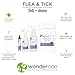 Wondercide - Flea, Tick & Mosquito Spray for Dogs, Cats, and Home - Flea and Tick Killer, Control, Prevention, Treatment - with Natural Essential Oils - Pet and Family Safe - Rosemary 4 oz