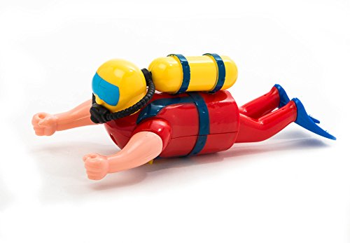 Scuba Diver Pool Toy by 2GoodShop | Pool Bath Toys Wind-Up Diver that Wiggles and Float | Item #1189 - Thumbnail 3