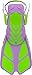 Cressi Mini Bonete Set, lilac/green, S/M