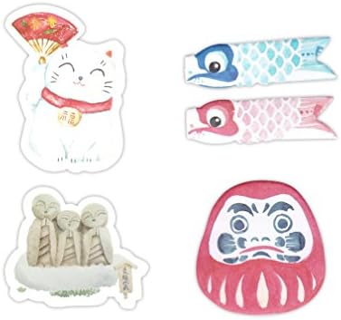 Self-Stick Notes, Scratch Pads Match for Planners/Notebook/School/Office Stationery, 5 Pads/Pack, 30 Sheets/Pad (Japanese Commodity)