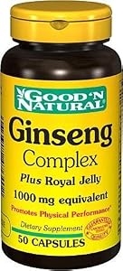 Image of Ginseng Complex Plus Royal Jelly 1000 mg 50 Capsules