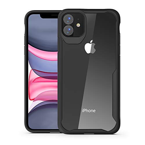 Lobwerk Protective Case for Apple iPhone 11 Pro XI 2019 5.8 Inch Thin Case Outdoor Mobile Phone Case Made of TPU Shockproof Extra Protection Lightweight Black