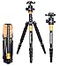 Koolehaoda K-666 Portable Camera Aluminium Tripod Monopod with Ball Head Pocket for SLR Camera