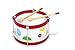Janod Confetti Wood Drum Children's Music Set - Ages 2+ - J07608