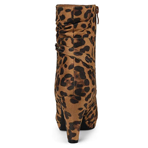 413PiADW7zL Allegra K Botas De Tobillo con Cremallera Y Tacón Alto A Media Pierna para Mujeres Allegra K Botas De Tobillo con Cremallera Y Tacón Alto A Media Pierna para Mujeres - Imagen 7