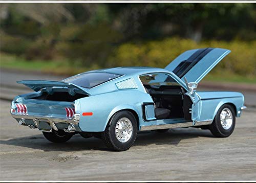 Maßstab Auto-Modell 1:18 1968 Für M-Ustang GT Für C-OBRA Für J-et Sportwagen Statische Simulation Die Gussfahrzeuge… – Bild 5