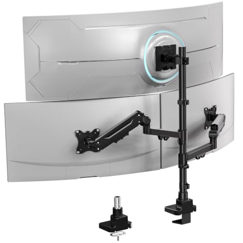 WALI Triple Monitor Mount Up 49'' Ultrawides