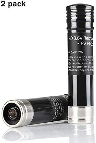 Budalga 3.6v Replacement Battery for Black & Decker Versapak Gold Vp100 Vp105 Vp110 Vp142 Vp143 Vp7240 Sears-Craftsman Pivot180 PLR36NC S100 S110 151995-03 383900-03