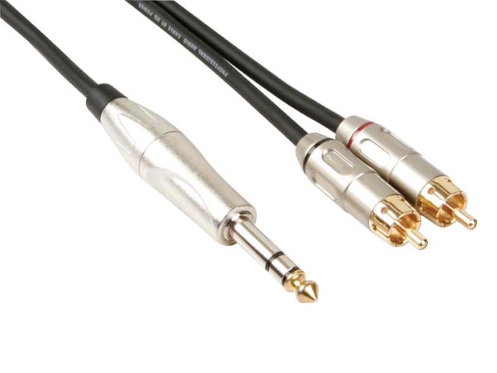 Pro-Audio Cables 145106 Professional Audio Cable, 6 m Length, Black