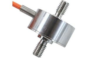 QILICHUANGAN Mini Load Cell Force Weight Sensor,Test Tension Compression Force,Bellows Type Accuracy 0.2% Stainless Steel with 3m Cable (0-20KG)