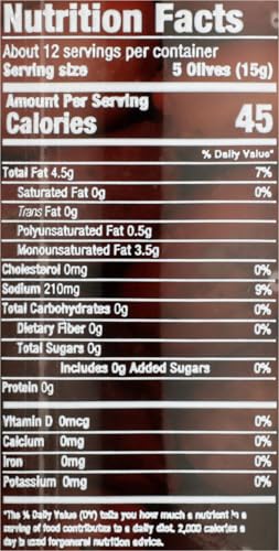 MARIO CAMACHO GREEK ORGANIC KALAMATA PITTED WITH OREGANO AND TOUCH OF OLIVE OIL, 6.25 OUNCE (PACK OF 6)