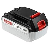 4.0Ah for Black and Decker 20V Lithium Battery LBXR20 LB20 LBX20 LBXR2020 LBX4020 LB2X4020-OPE LBXR20-OPE Cordless Power Tools GERIT BATT