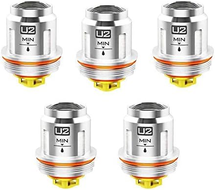 N1/U2/N3Replace-ment C-o-i-l-s Heads for U-F-O-r-c-e Pack of 5 (Silver, U2)